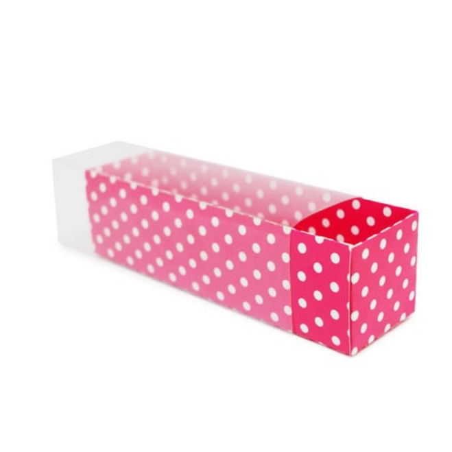 Pull Out Boxes- Made with Recyclable Material- Pink Color or Polkadot